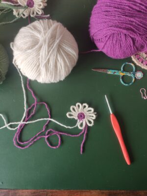Cours de crochet - réalisation d'un accessoire