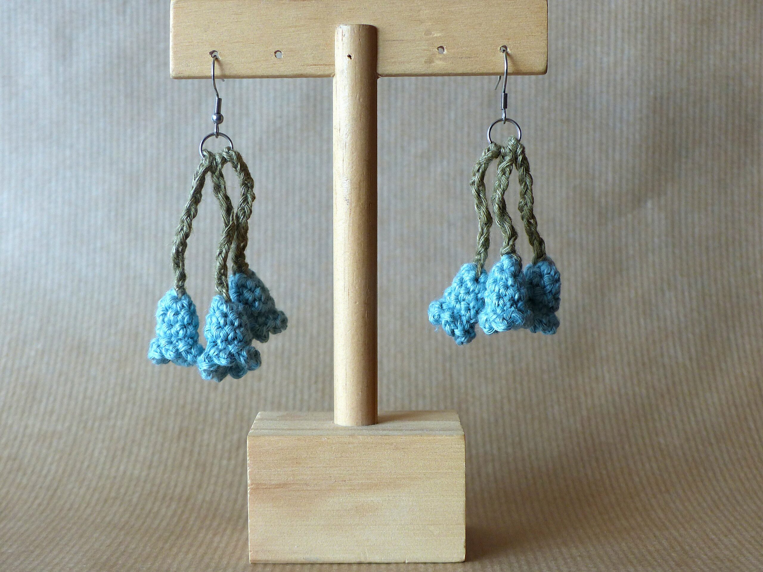 Boucles d'oreilles fleurs